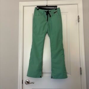 Airblaster Women's Green Waterproof Snow Pants